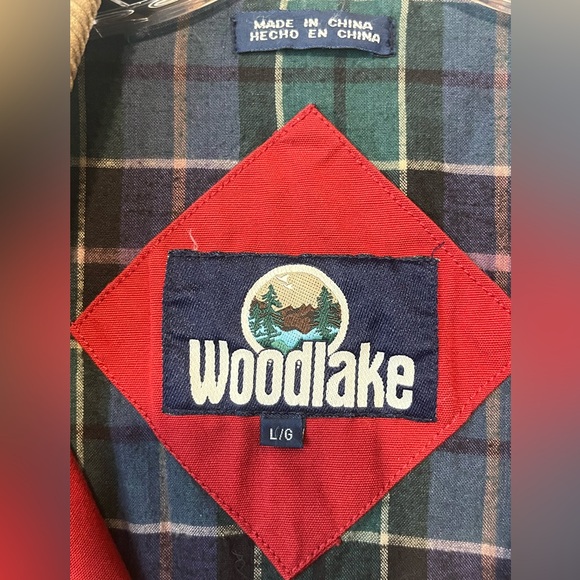 90's Woodlake Red Barn Coat Chore Jacket Men's LG (women’s L/XL) - Picture 6 of 8